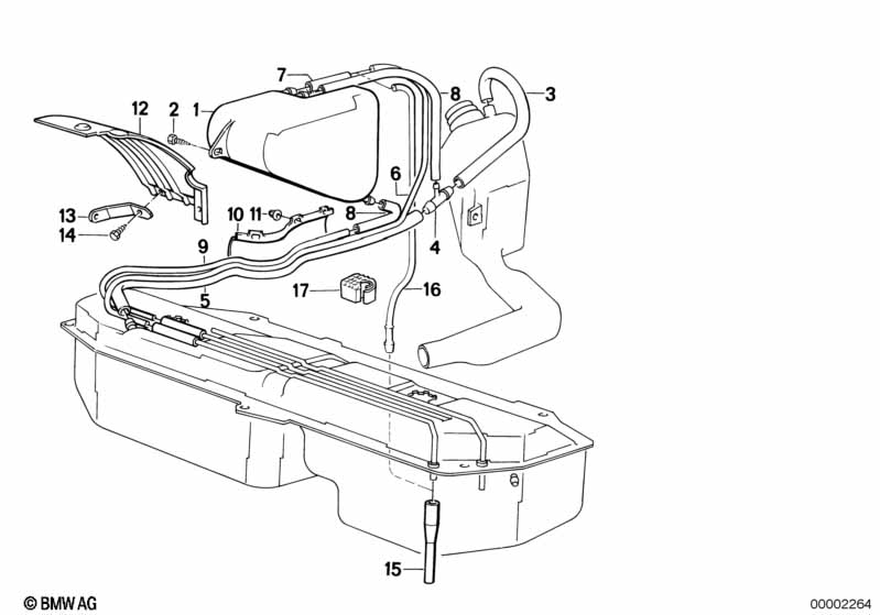 Expansion tank/tubing