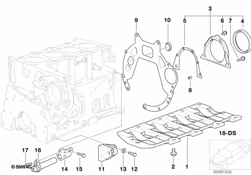 Genuine BMW 11112247013 E46 E39 Bowl Reinforcement (Inc. 318d, 320d & 520d) | ML Performance UK Car Parts