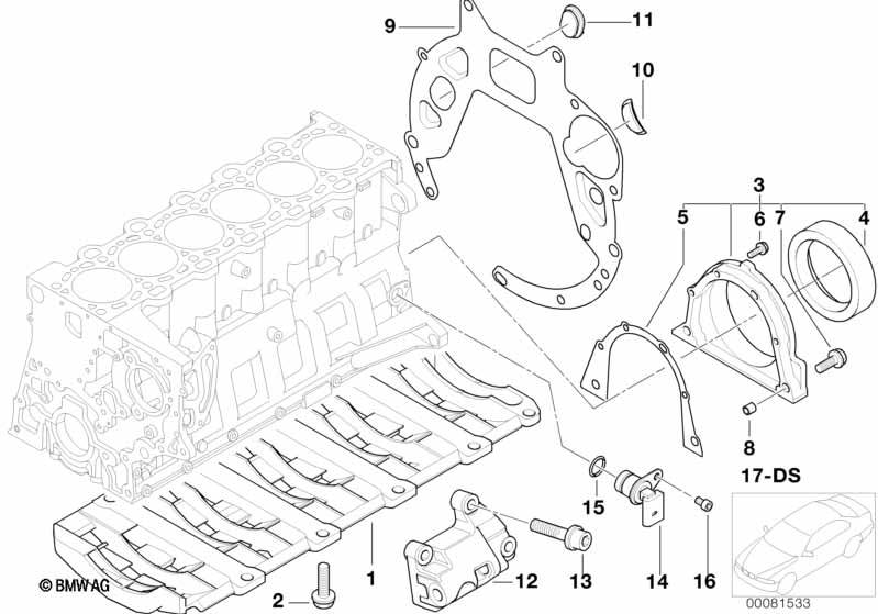 Genuine BMW 11112248975 E38 E53 E46 Gasket Set Engine Block Asbesto Free (Inc. 330d, 730d & 330xd) | ML Performance US Car Parts