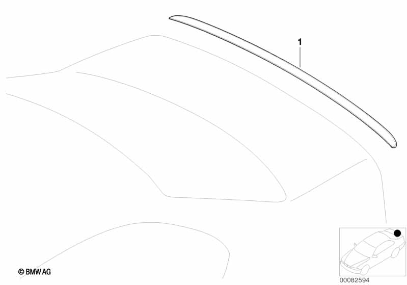 Retrofit, M rear spoiler