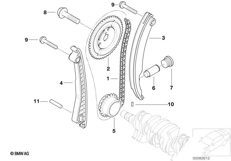 Mechanizm ster.-łańcuch sterujący