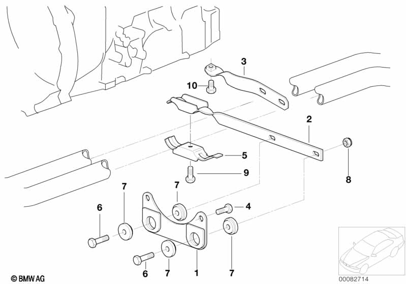 Genuine BMW 18207521876 E46 Bracket (Inc. 330Ci) | ML Performance UK Car Parts