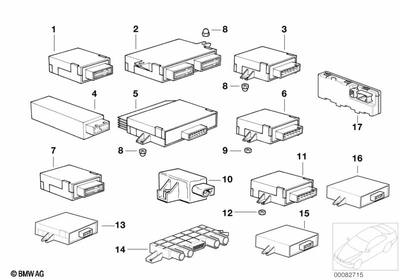 Body control units and moduls