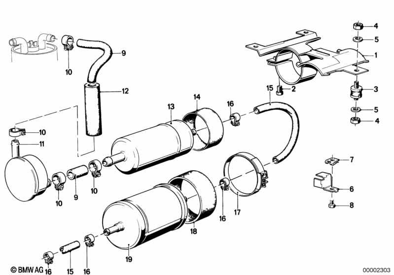 Genuine BMW 16121152962 E23 Damping Unit (Inc. 732i) | ML Performance UK Car Parts