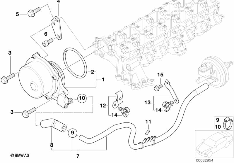Vacuum pump with tubes