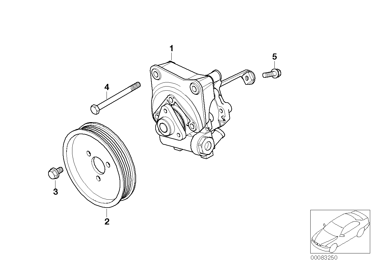 Genuine BMW 32412229679 E46 E36 Exch. Power Steering Pump ZF (Inc. M3 CSL, M3 & Z3 M) | ML Performance EU Car Parts