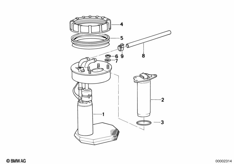 Genuine BMW 16142294345 Suction Device W.Pump (Inc. Z1) | ML Performance EU Car Parts