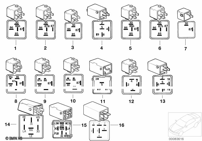 Various relays