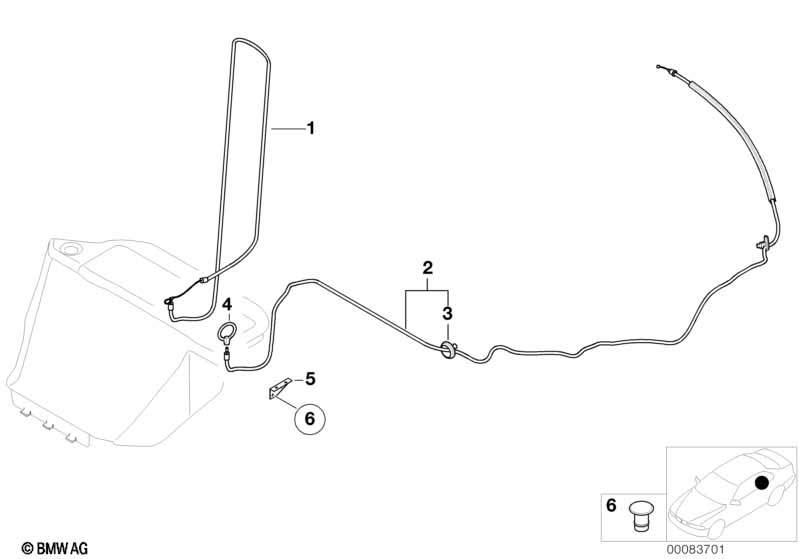 Genuine BMW 51167029040 E52 Emergency Unlocking, Storing Partition (Inc. Alpina V8 & Z8) | ML Performance EU Car Parts