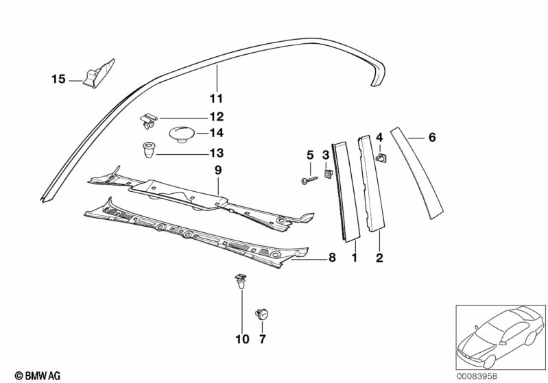 Exterior trim / grill