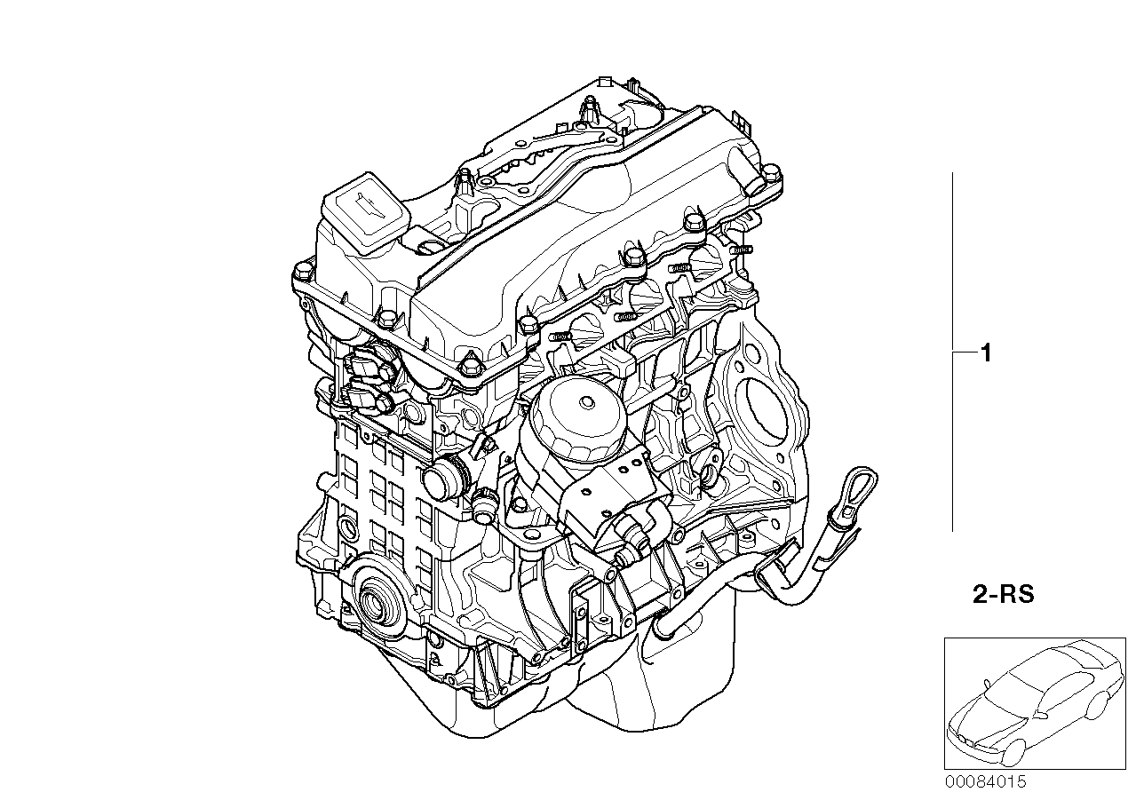 Genuine BMW 11002338060 E91 E87 E90 Exch. Short Engine N46B20BD (Inc. 120i & 320i) | ML Performance US Car Parts