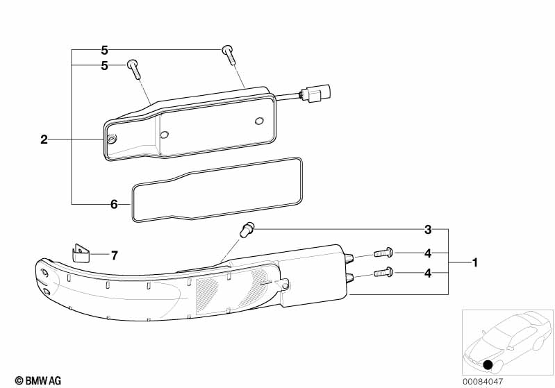 Genuine BMW 63136900396 E52 Right Turn Indicator (Inc. Alpina V8 & Z8) | ML Performance EU Car Parts