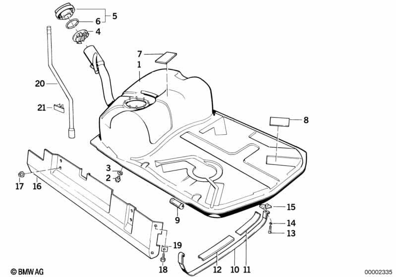 Metal fuel tank