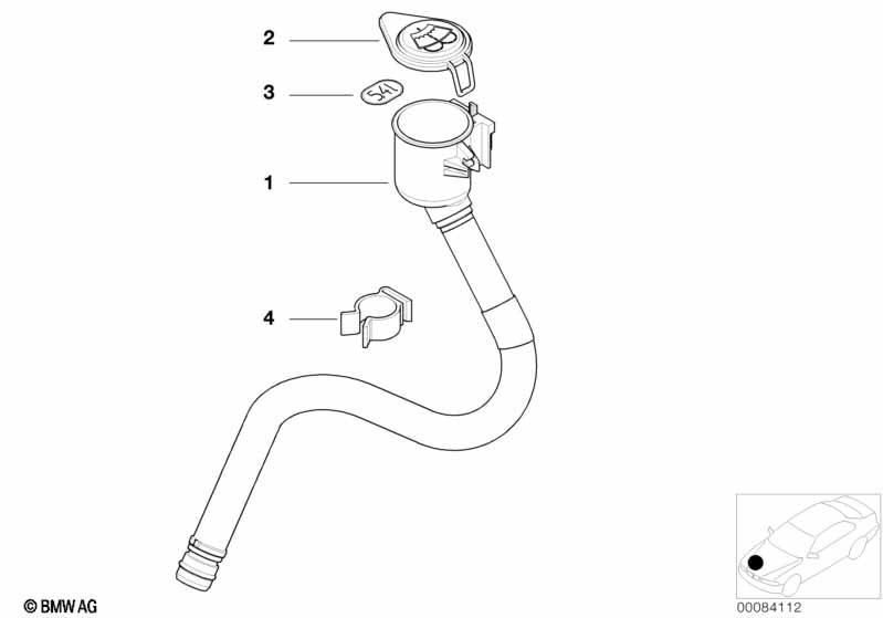 Filler pipe for wash container