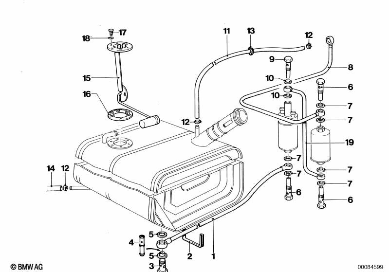 Genuine BMW 16112161382 E26 Hose Line L=297 (Inc. M1) | ML Performance EU Car Parts