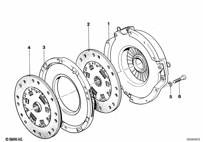 Genuine BMW 21211207011 E26 Pressure Plate (Inc. M1) | ML Performance EU Car Parts