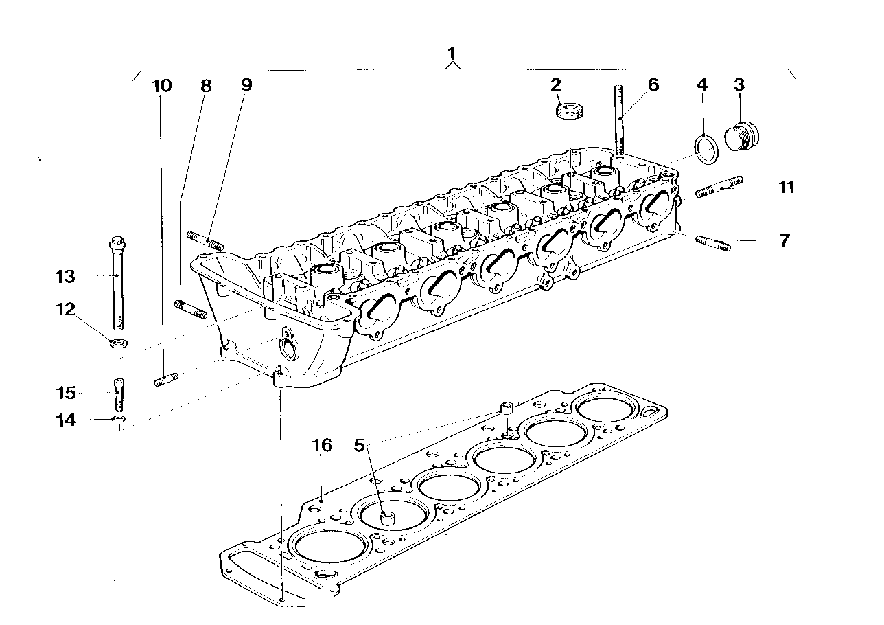 Genuine BMW 11121304634 E26 Cylinder Head (Inc. M1) | ML Performance UK Car Parts