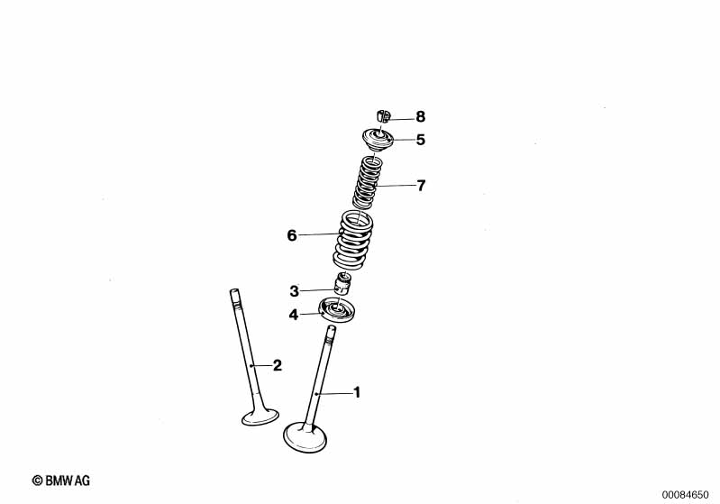 Genuine BMW 11341304644 E26 Exhaust Valve D=6,960 (Inc. M1) | ML Performance UK Car Parts