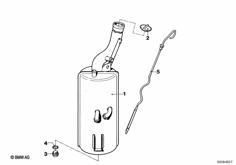 Lubrication syst., oil tank