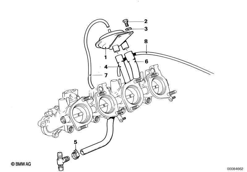 Genuine BMW 11741304811 E26 Hose (Inc. M1) | ML Performance UK Car Parts