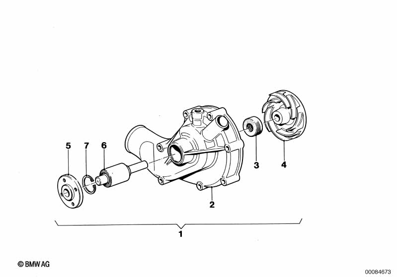 Genuine BMW 11511305176 E26 Slip-Ring Seal (Inc. M1) | ML Performance UK Car Parts