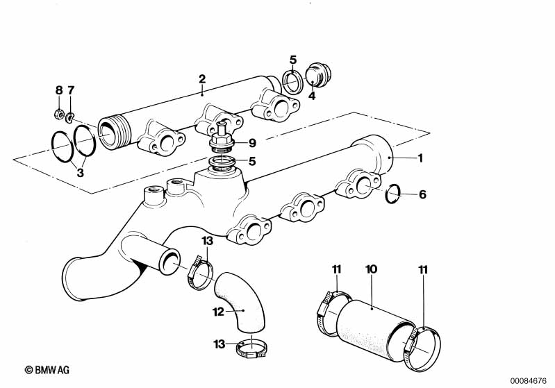 Genuine BMW 11531304331 E26 Hose (Inc. M1) | ML Performance EU Car Parts