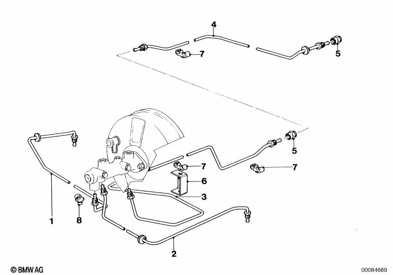 Genuine BMW 34322160572 E26 Pipe (Inc. M1) | ML Performance EU Car Parts