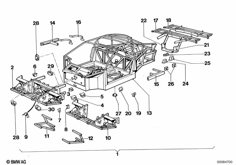 Genuine BMW 46112160810 E26 Bow (Inc. M1) | ML Performance EU Car Parts