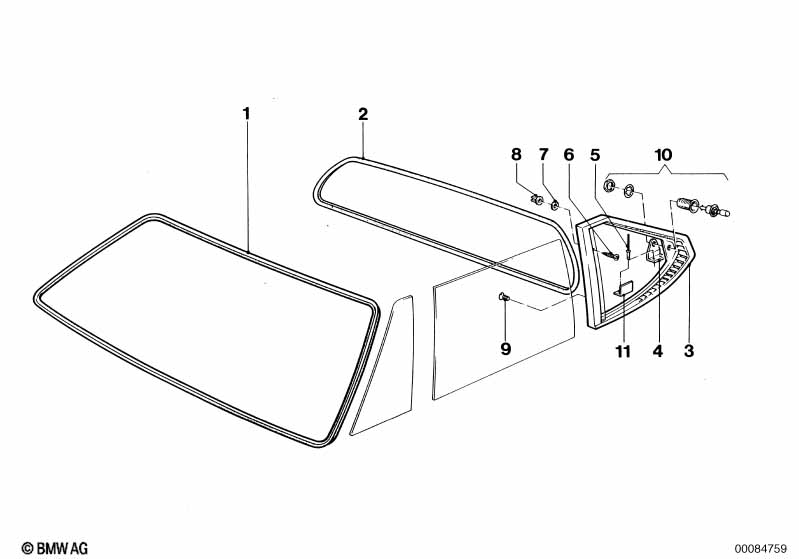 Genuine BMW 51362165873 E26 Lock (Inc. M1) | ML Performance EU Car Parts