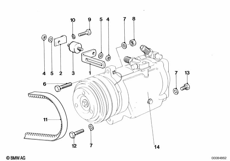 Genuine BMW 64521304761 E26 Suspension (Inc. M1) | ML Performance UK Car Parts