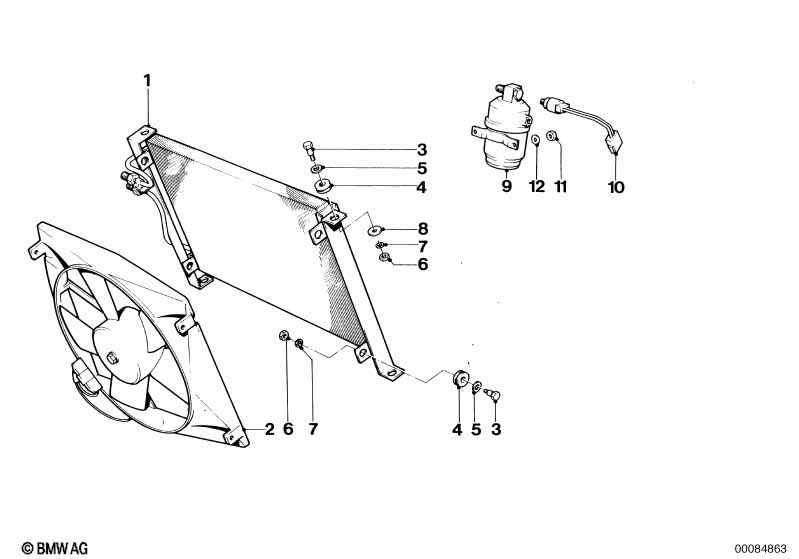Genuine BMW 61312161200 E26 Pressure Switch (Inc. M1) | ML Performance EU Car Parts