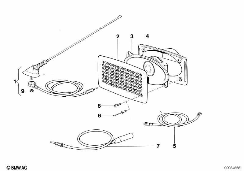Genuine BMW 65312161324 E26 Ground Cable (Inc. M1) | ML Performance EU Car Parts