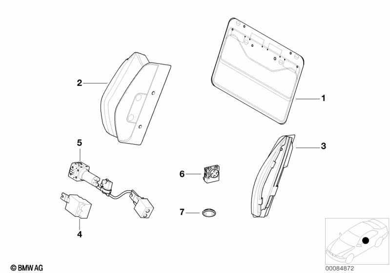 Seat, front, lumbar