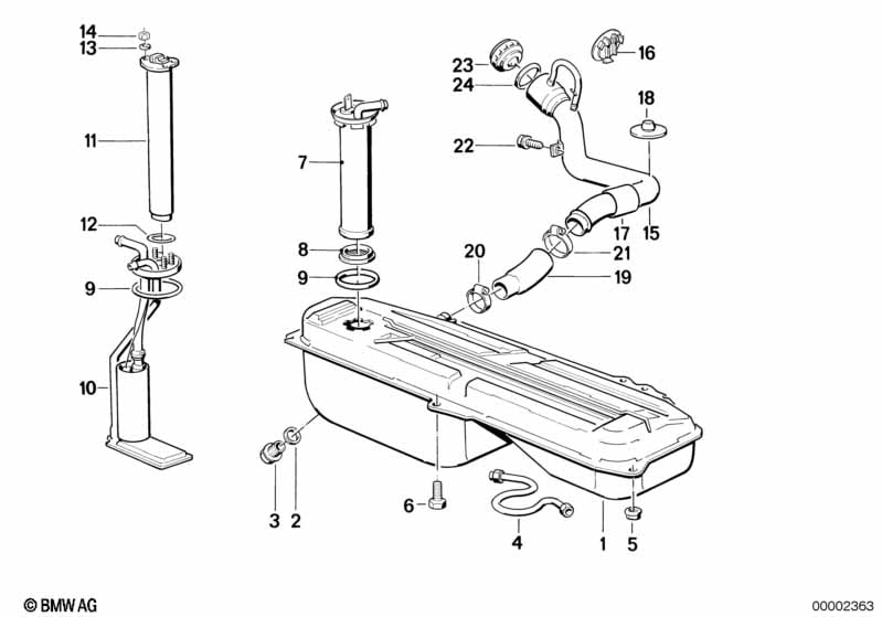 Reservoir/alimentation de carburant