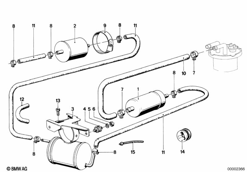 Fuel pump/fuel filter