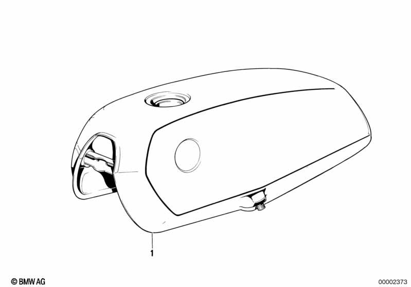 Genuine BMW 16111236764 Fuel Tank Prime Coated (Inc. R45, R45T/N & R65T) | ML Performance EU Car Parts