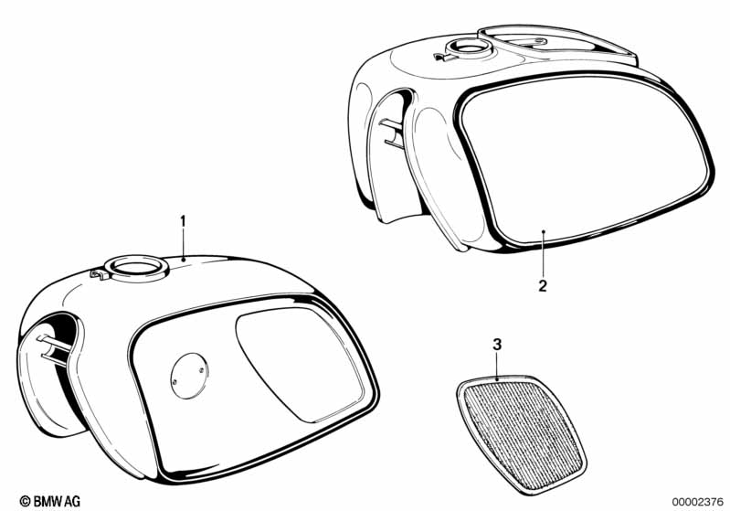 Genuine BMW 16111230048 Knee Padding Left (Inc. R90/6, R75/5 & R60/5) | ML Performance UK Car Parts