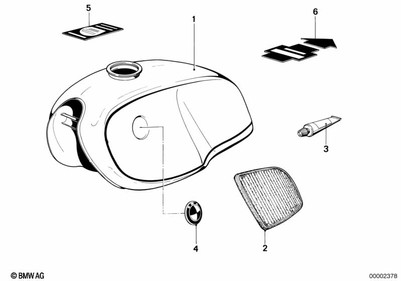 Genuine BMW 16111234047 Knee Padding Left (Inc. R90S, R 75) | ML Performance EU Car Parts