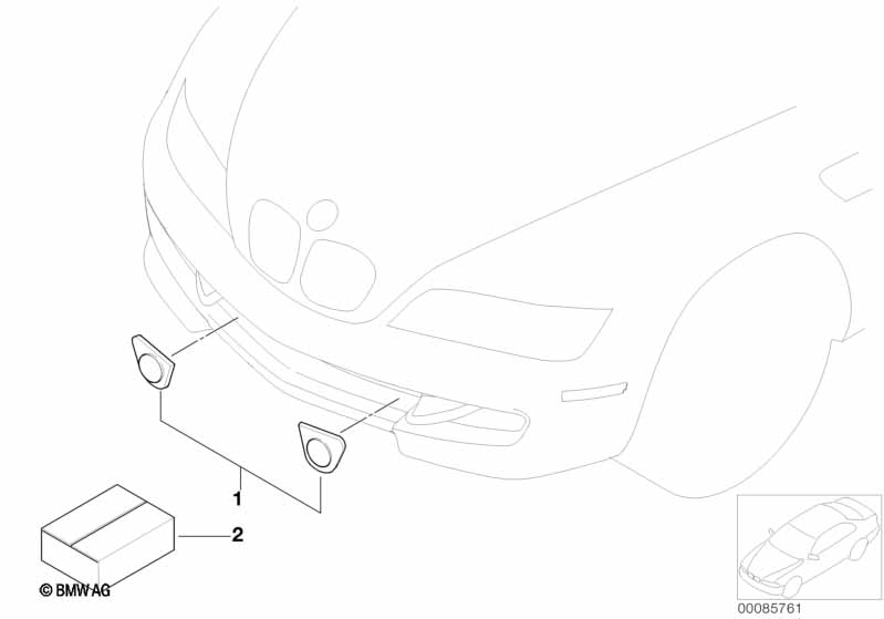 Set fog lamps