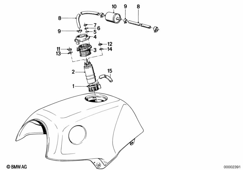 Fuel pump/fuel filter