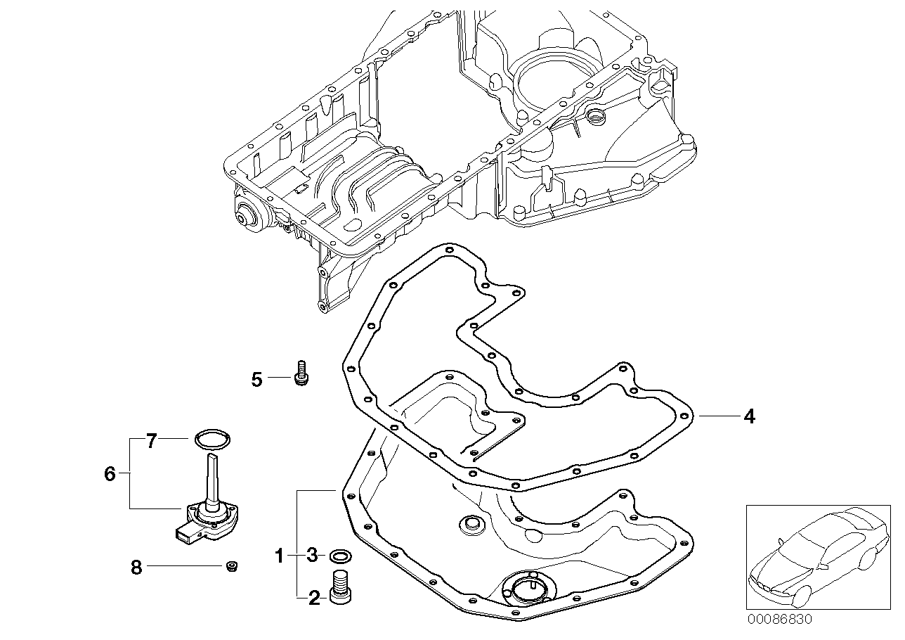 Genuine BMW 11137506774 E66 Drophead RR1 Gasket Steel (Inc. 760LiS, 750i & 650i) | ML Performance UK Car Parts