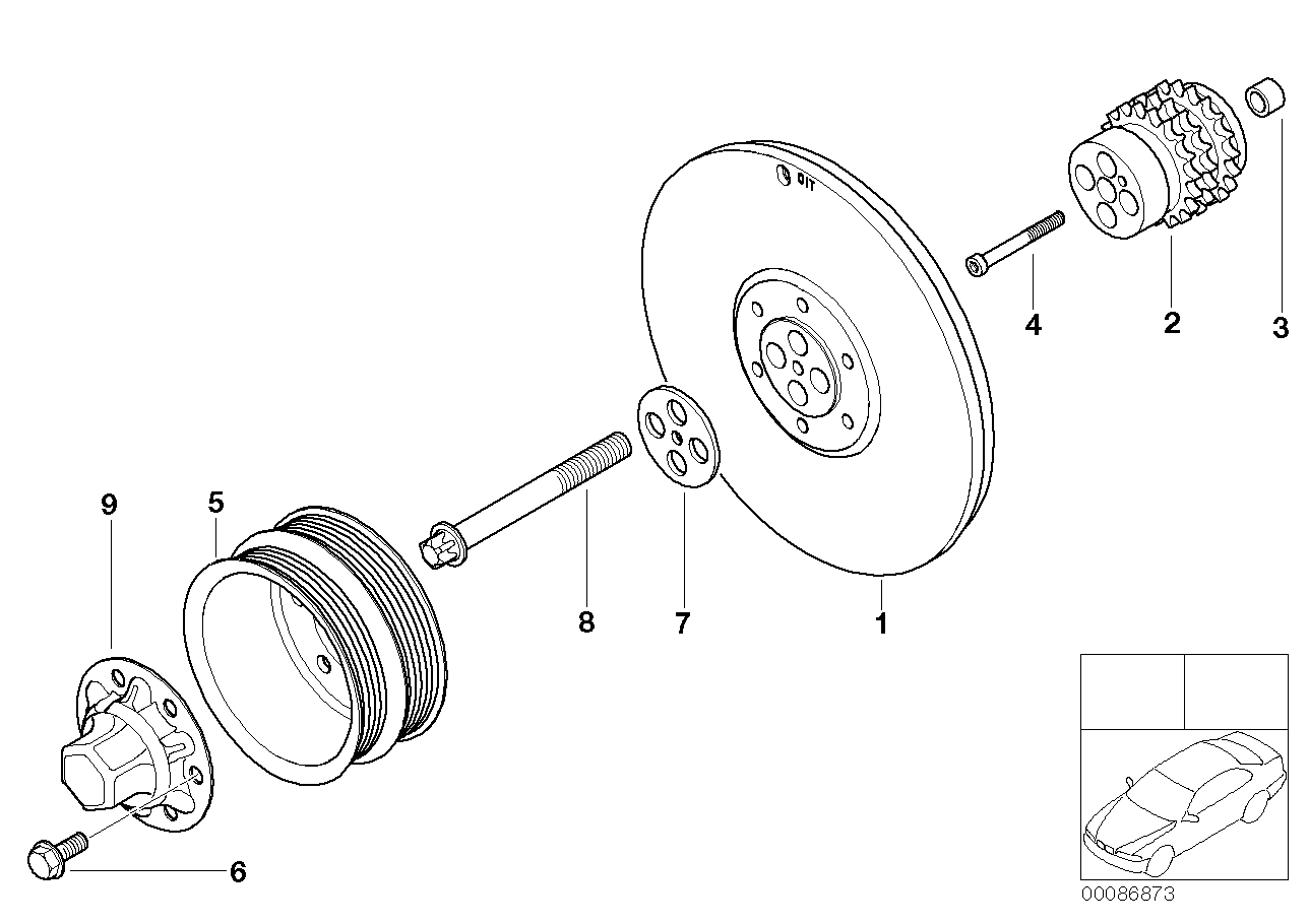 Genuine BMW 11237834425 E85 E86 E36 Vibration Damper (Inc. M3 CSL, Z3 M & M3) | ML Performance UK Car Parts