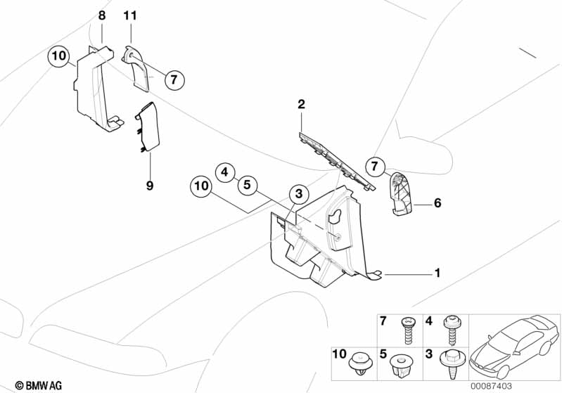 Genuine BMW 51438250183 E53 Lateral Trim Panel Front Left HELLBEIGE 2 (Inc. X5) | ML Performance EU Car Parts