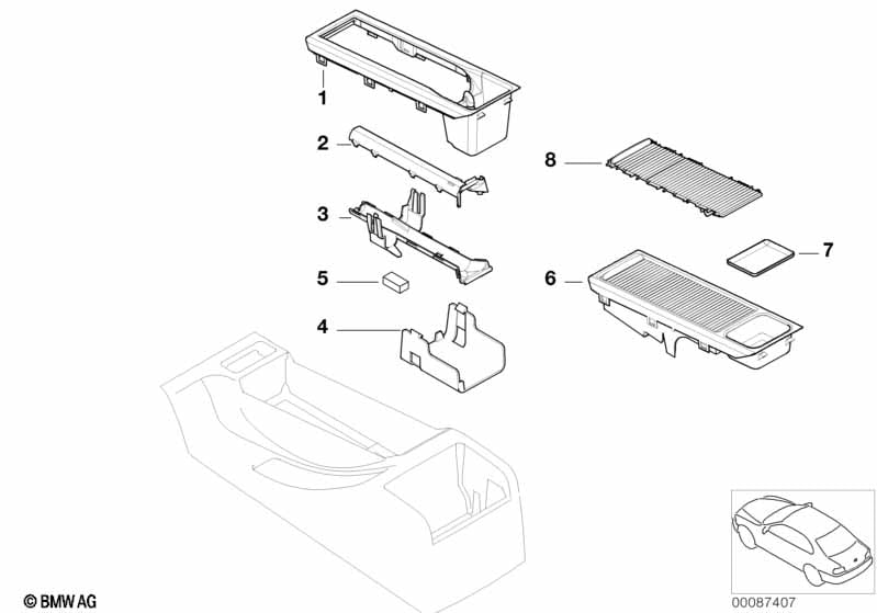 Storing partit.,mounting parts/teleph.