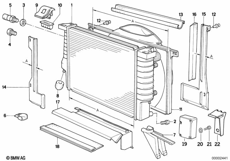 Radiator/frame