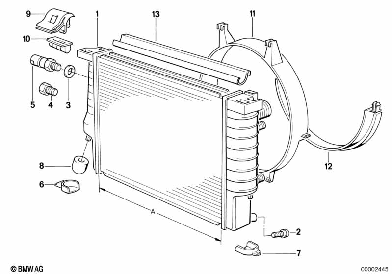 Radiator/frame
