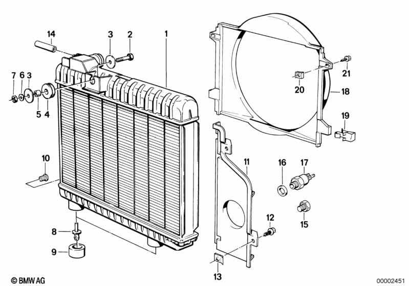 Radiator/frame