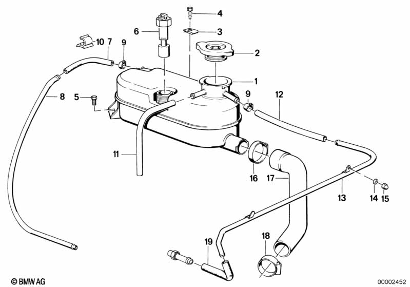 Genuine BMW 11531309667 E30 Hose (Inc. 320is & M3) | ML Performance UK Car Parts