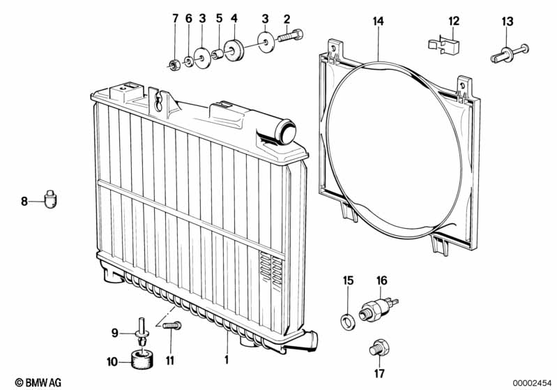 Radiator/frame