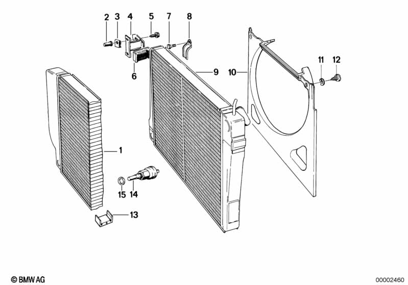 Radiator/frame